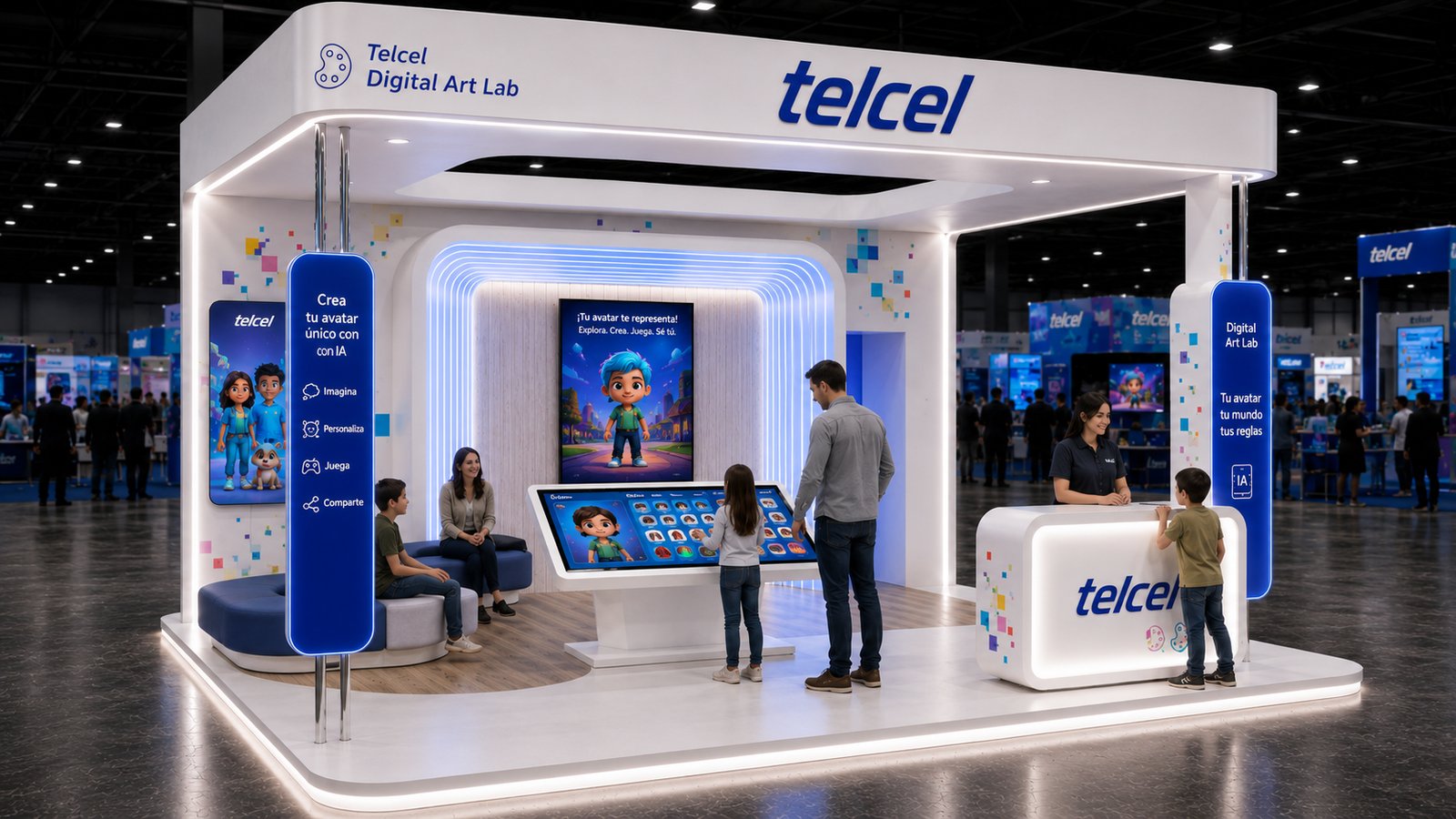 Telcel Digital Art Lab — experiencia familiar Expo Juguete 6x6